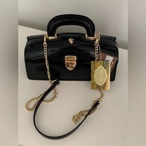 NWTvPratesi Firenze Lady Brunelleschi Cavallino Leather Handbag, Made in Italy